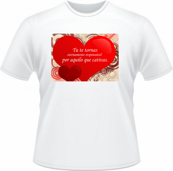 CAMISETA TEMA:NAMORADOS